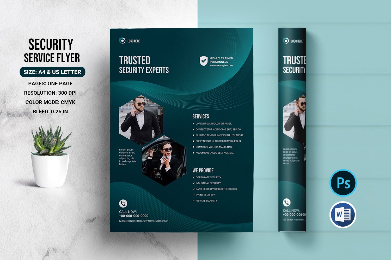 Template #353768 Service Flyer Webdesign Template - Logo template Preview