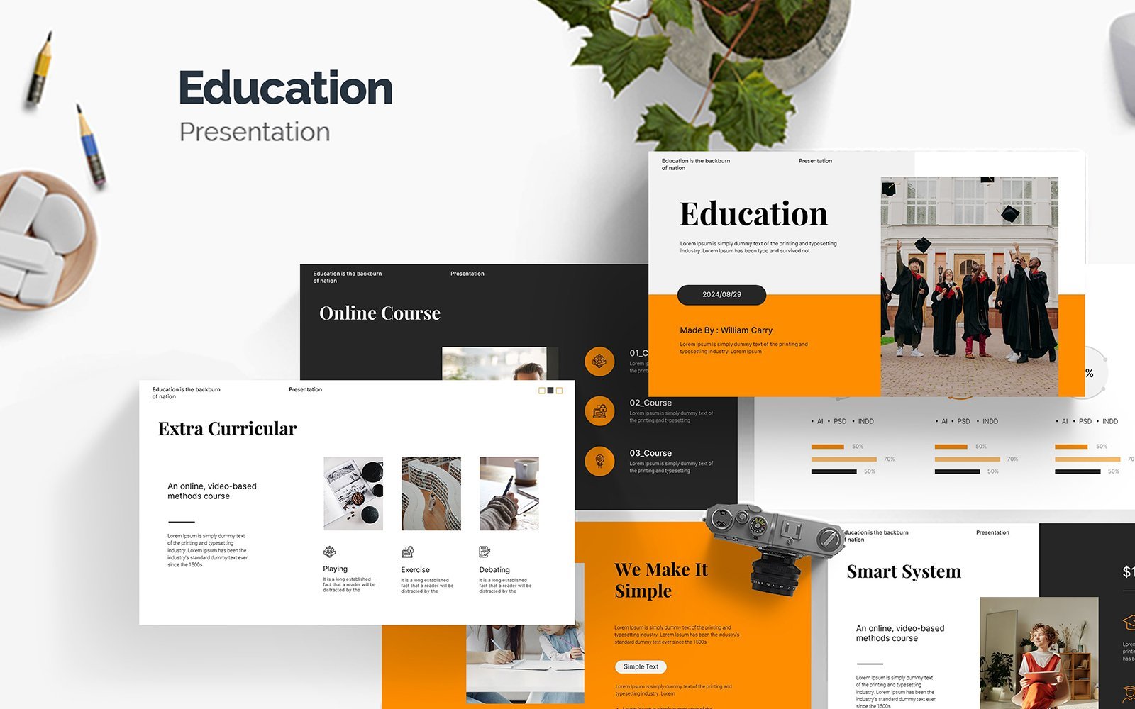 Kit Graphique #353799 Education Presentation Divers Modles Web - Logo template Preview
