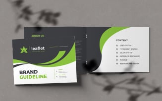 Brand Guideline Design and Green Accent Brand Guideline Design
