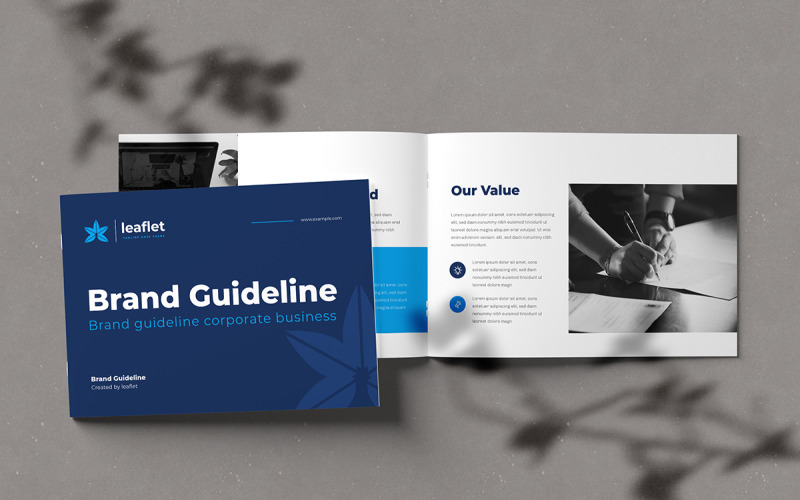 Brand Guideline _Green Accent Magazine Template