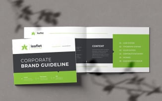Brand Guideline Template and Corporate Brand Guideline Template