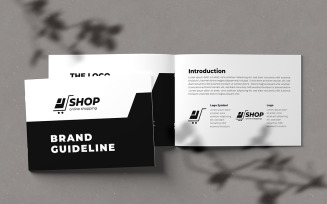 Brand Guideline Template and Landscape Brand Guideline Design