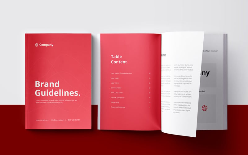 Brand Guidelines Template and Brand Manual Template Magazine Template