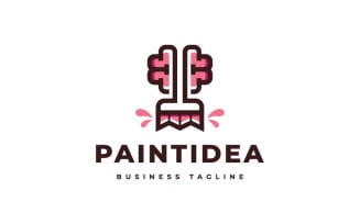 Creative Paint Idea Logo Template