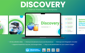 Discovery - Science Presentation PowerPoint Template