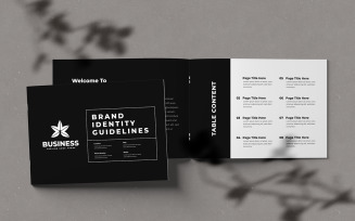 Landscape Brand Guidelines layout Design and Brand Guideline