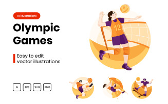 M311_ Olympic Games Illustrations