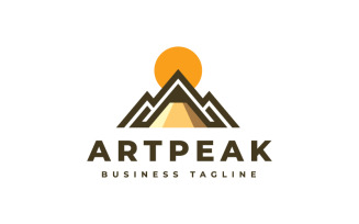 Mountain Art Logo Template