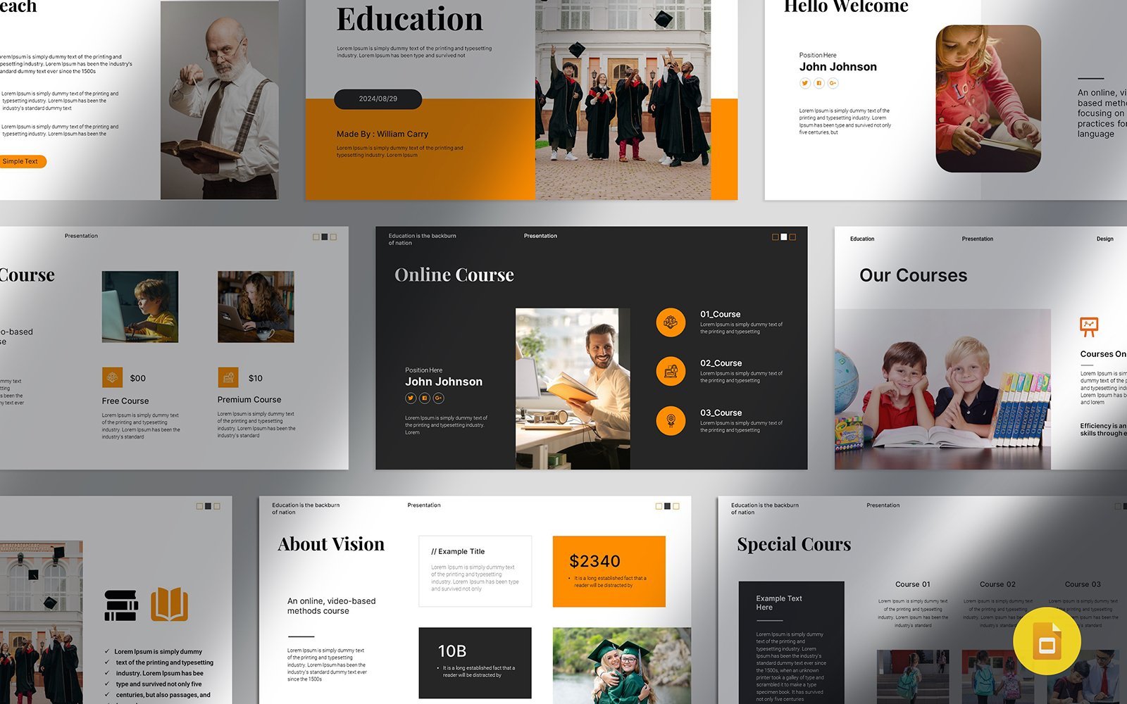 Kit Graphique #353800 Education Presentation Divers Modles Web - Logo template Preview