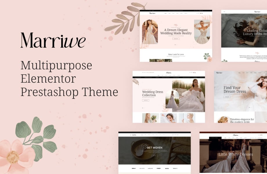 Template #353821 Bouquet Bridal Webdesign Template - Logo template Preview