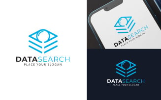 Data Search Logo Template