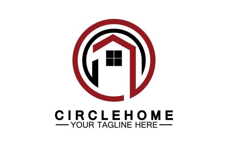 Home building house property logo vector v13 Logo Template