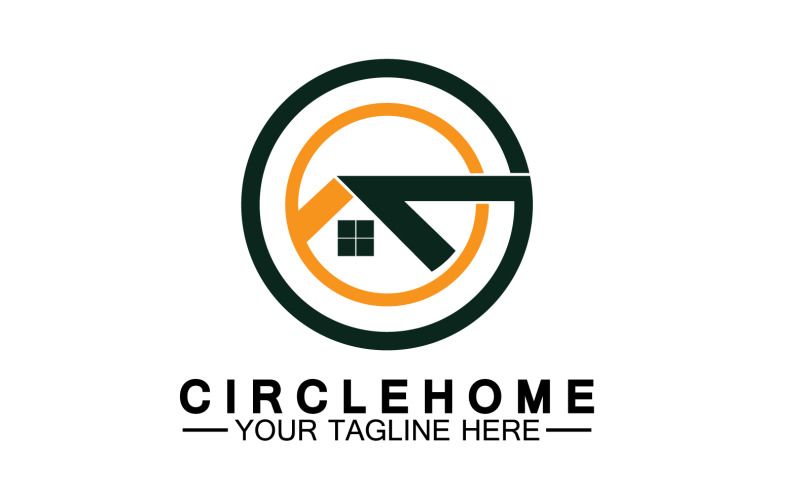 Home building house property logo vector v17 Logo Template