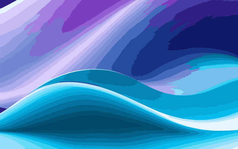 Trendy simple fluid color gradient abstract background Vector Graphic