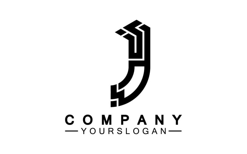 J initial letter logo vector v18 Logo Template