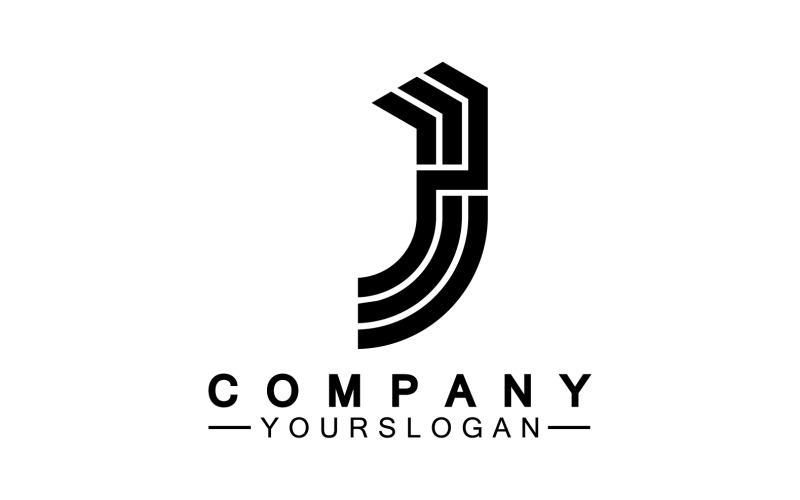 J initial letter logo vector v21 Logo Template