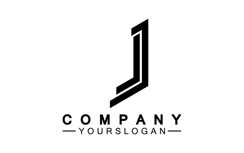 J initial letter logo vector v26 Logo Template