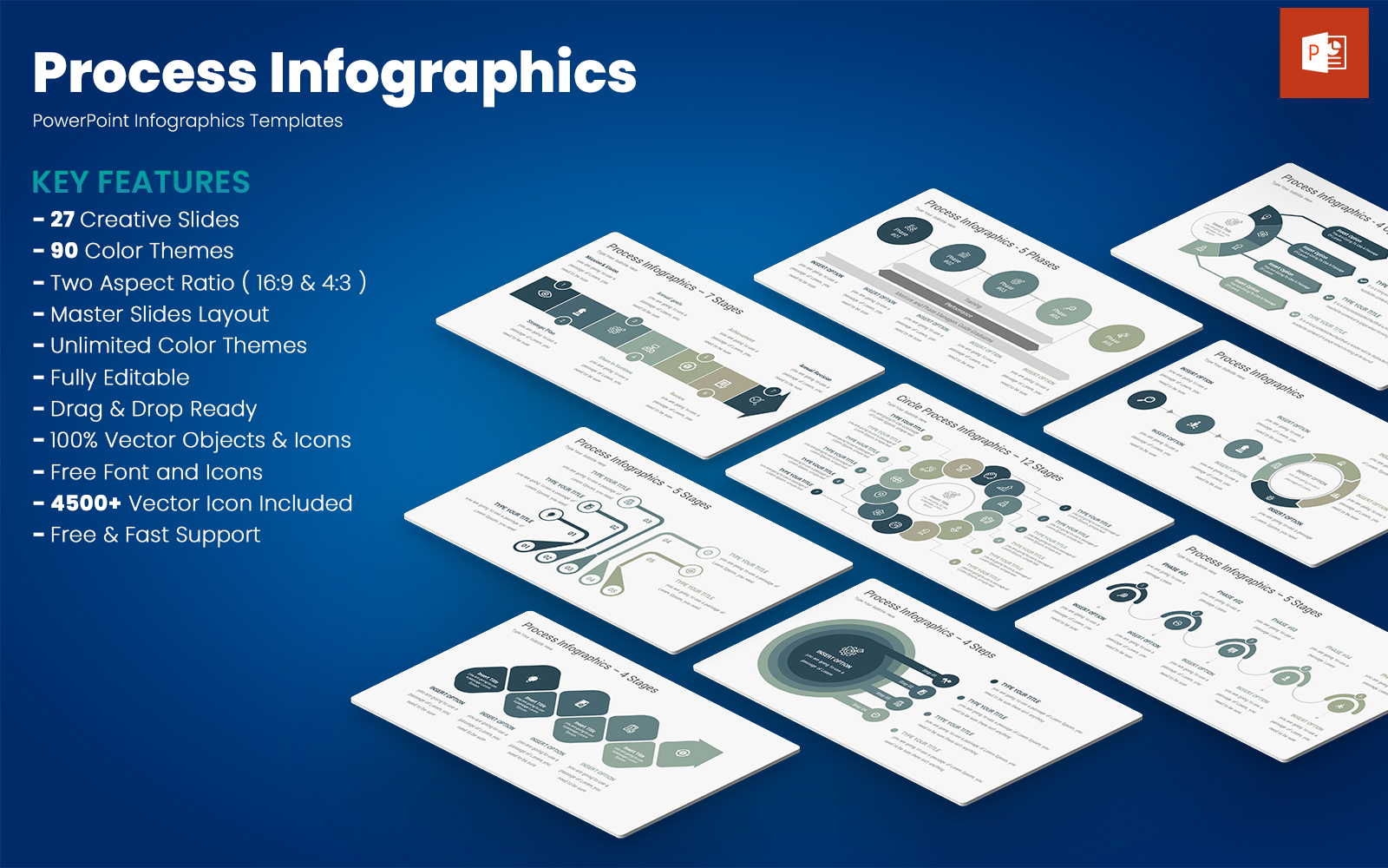 Template #354045 Powerpoint Templates Webdesign Template - Logo template Preview