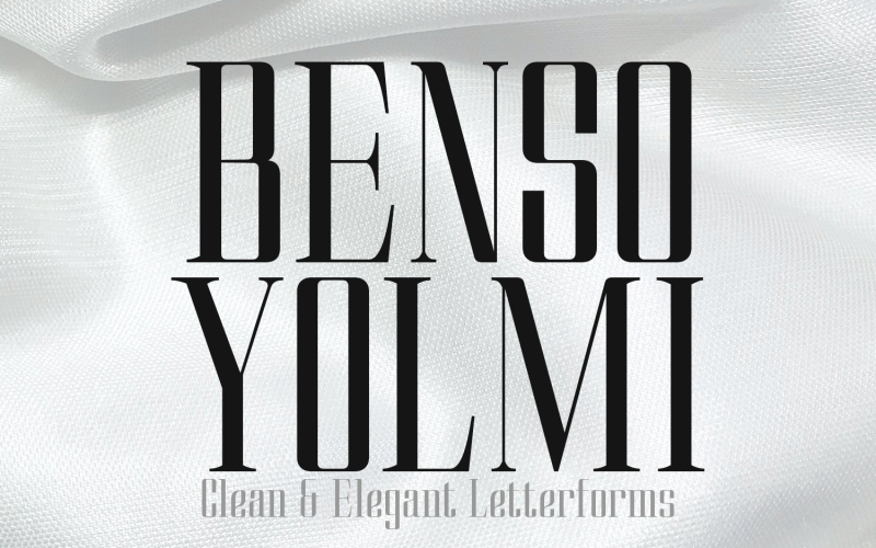 Benso Yolmi Display Serif Font