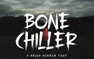 Bonechiller - Brush Horor Font