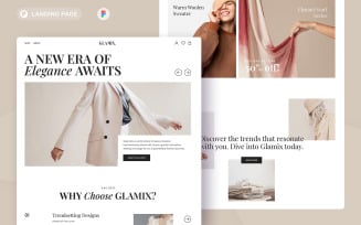 Glamix - Fashion Landing Page