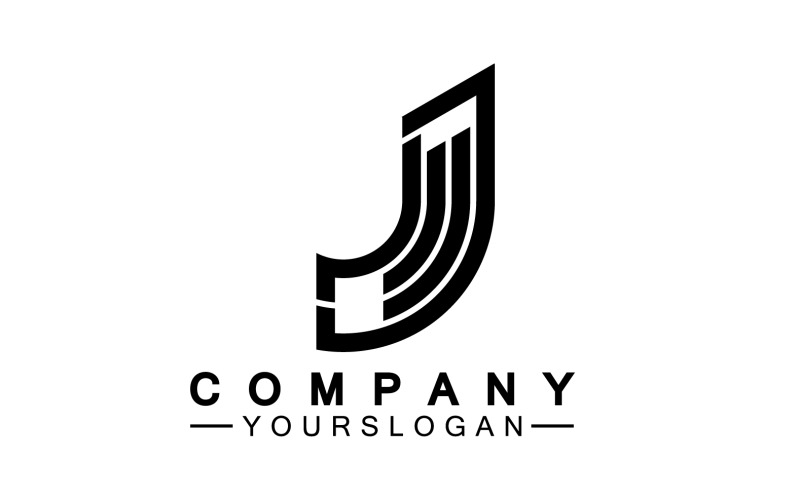 J initial letter logo vector v33 Logo Template
