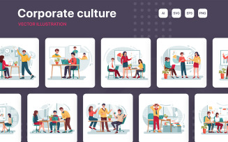 M203_ Corporate Culture Illustration Pack