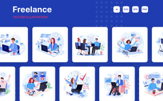 M227_ Business Activities Illustration Pack