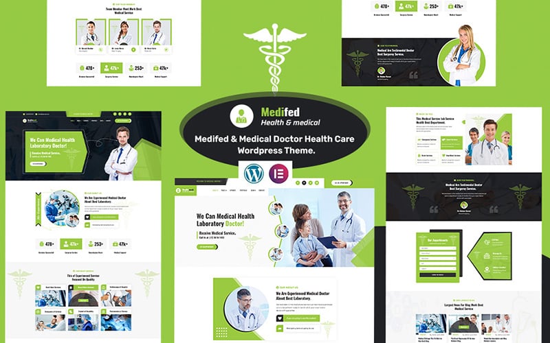Medifed & Medical Doctor Health Care Business  WordPress  Themes 354115
