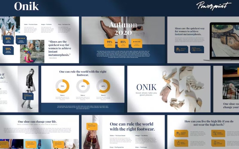 Onik - Multipurpose Business Powerpoint Template PowerPoint Template