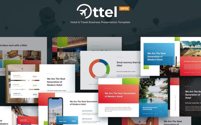 OTTEL - Travel & Hospitality Powerpoint Template PowerPoint Template