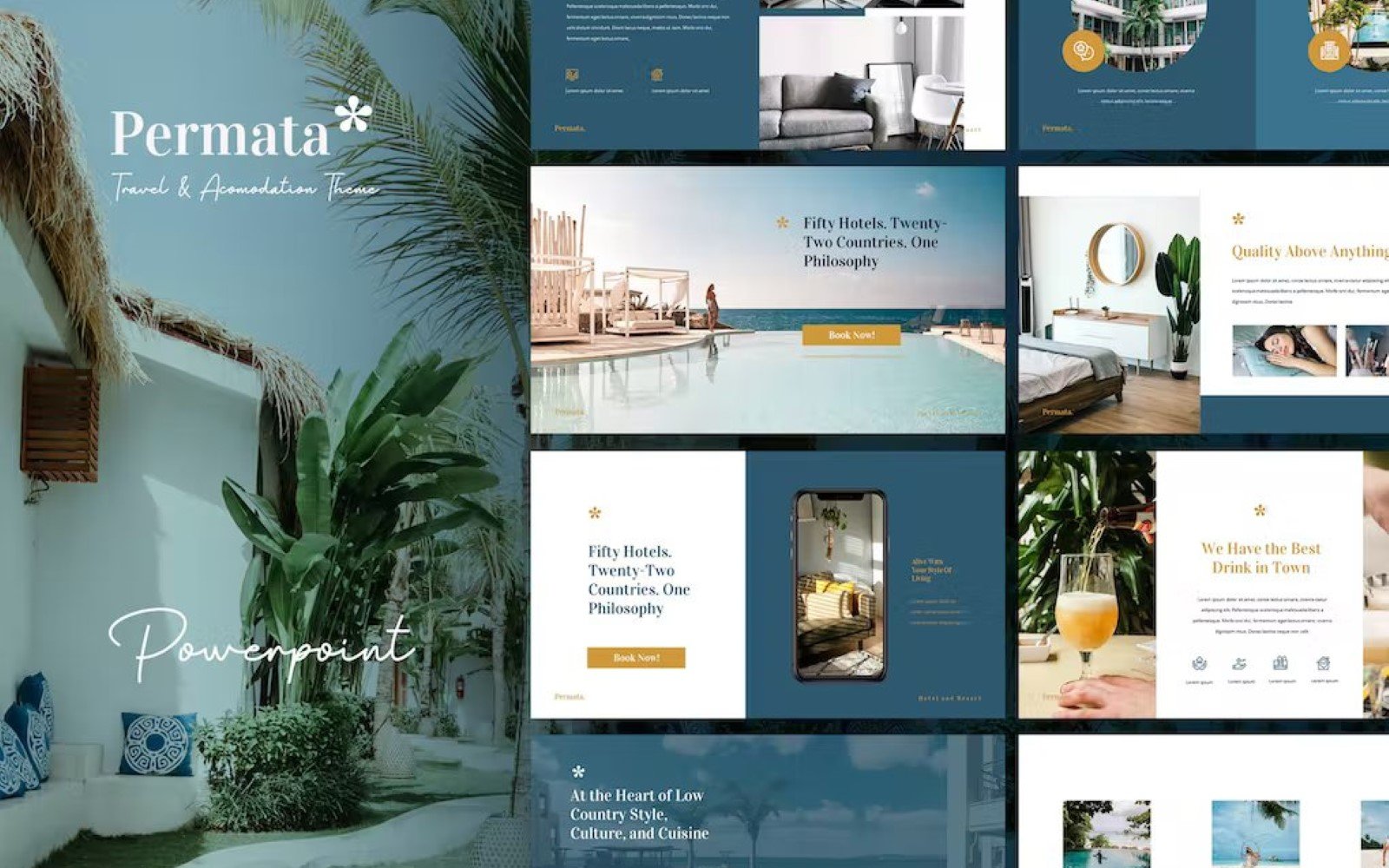 Kit Graphique #354205 Hotel Hospitality Web Design - Logo template Preview