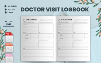 Doctor Appointment Journal, Health Care Wellness Notes
