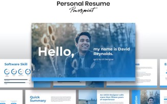 Personal Resume - Template Powerpoint