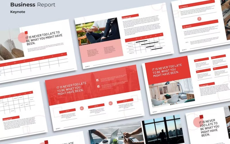 Planen - Business Report Keynote Keynote Template
