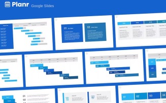 Planr - Business Plan Workflow Google Slides