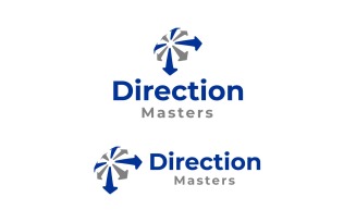DirectionMasters Logo, Connection logo, Way Finder Logo