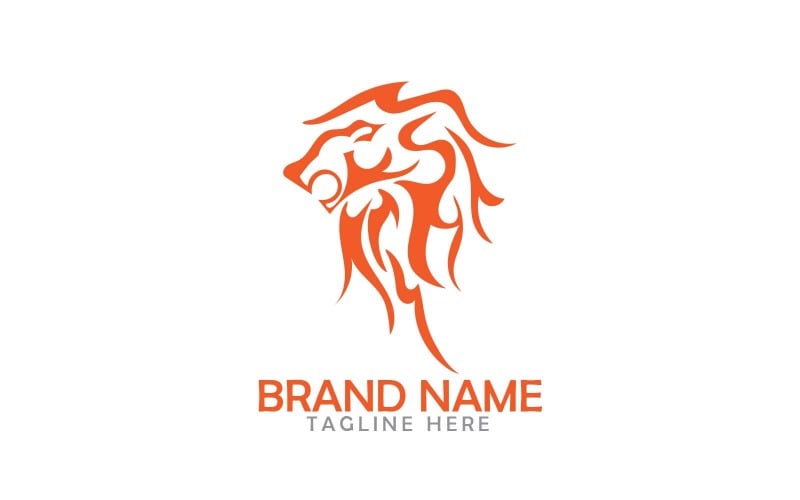 Professional & Modern Lion Logo Design Logo Template