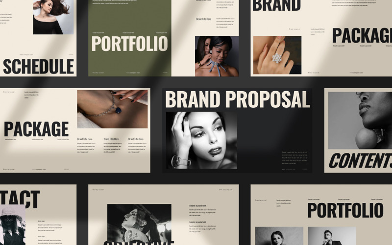 Brand Proposal Presentation Template, PowerPoint Template