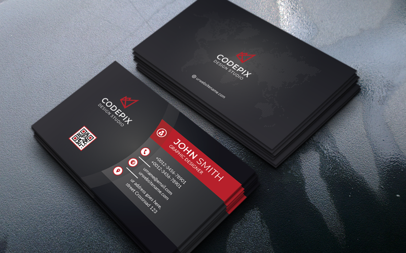 Business Card Templates Corporate Identity Template v255