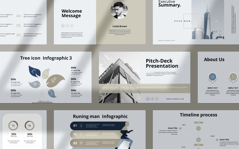 Business Pitch Deck PowerPoint, PowerPoint Template