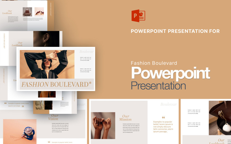Fashion Presentation Template' PowerPoint Template
