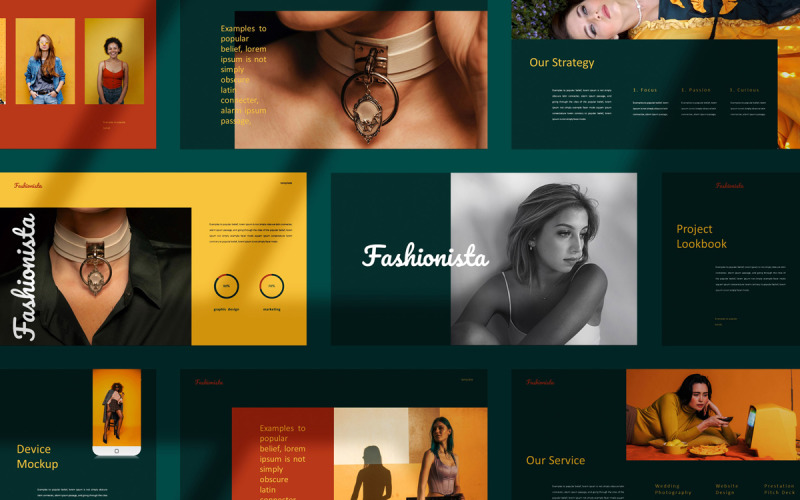 Fashion Presentation Template;' PowerPoint Template