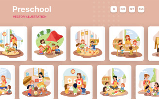 M235_ Preschool Illustration Pack