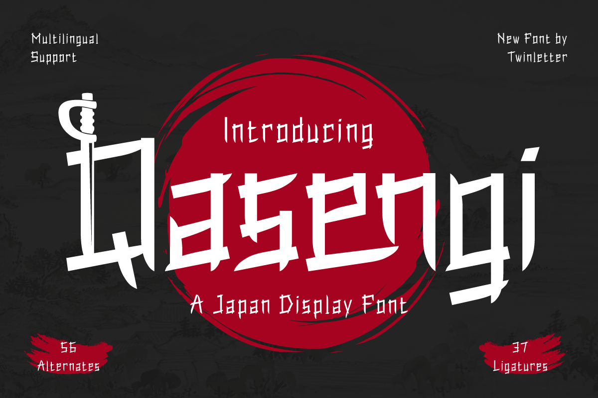 Kit Graphique #354550 Japfont Japanese Web Design - Logo template Preview