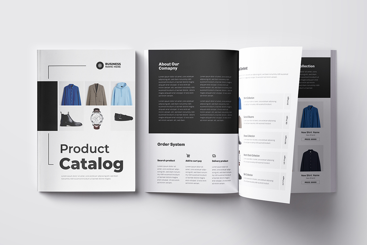 Template #354575 Catalog Brochure Webdesign Template - Logo template Preview