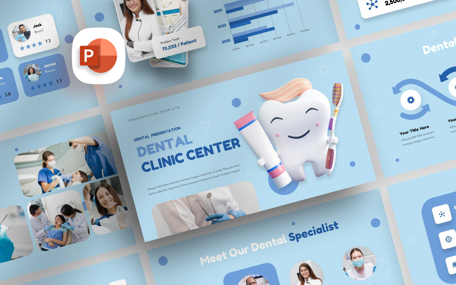 Kit Graphique #354586 Dental Clinique Divers Modles Web - Logo template Preview