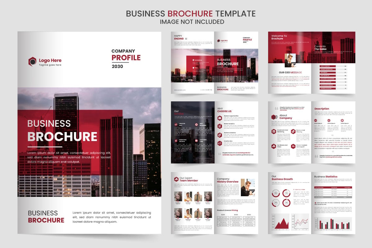 Kit Graphique #354592 Corporate Profile Divers Modles Web - Logo template Preview