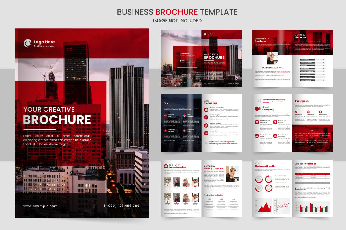 Kit Graphique #354597 Corporate Profile Divers Modles Web - Logo template Preview