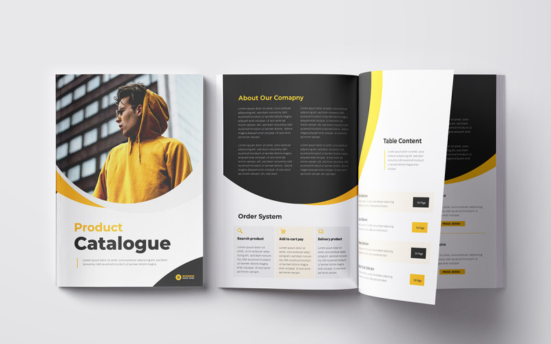 Product Catalogue design and product catalog template Magazine Template